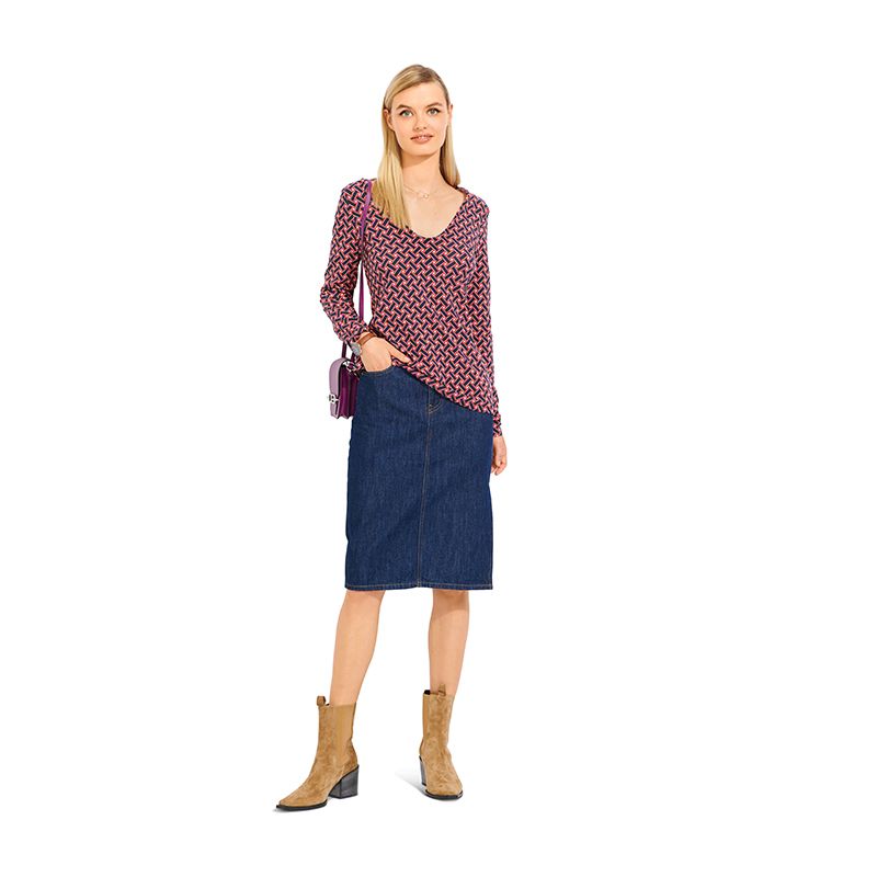 Patron Burda n°6075: T-shirt et robe - Image 7