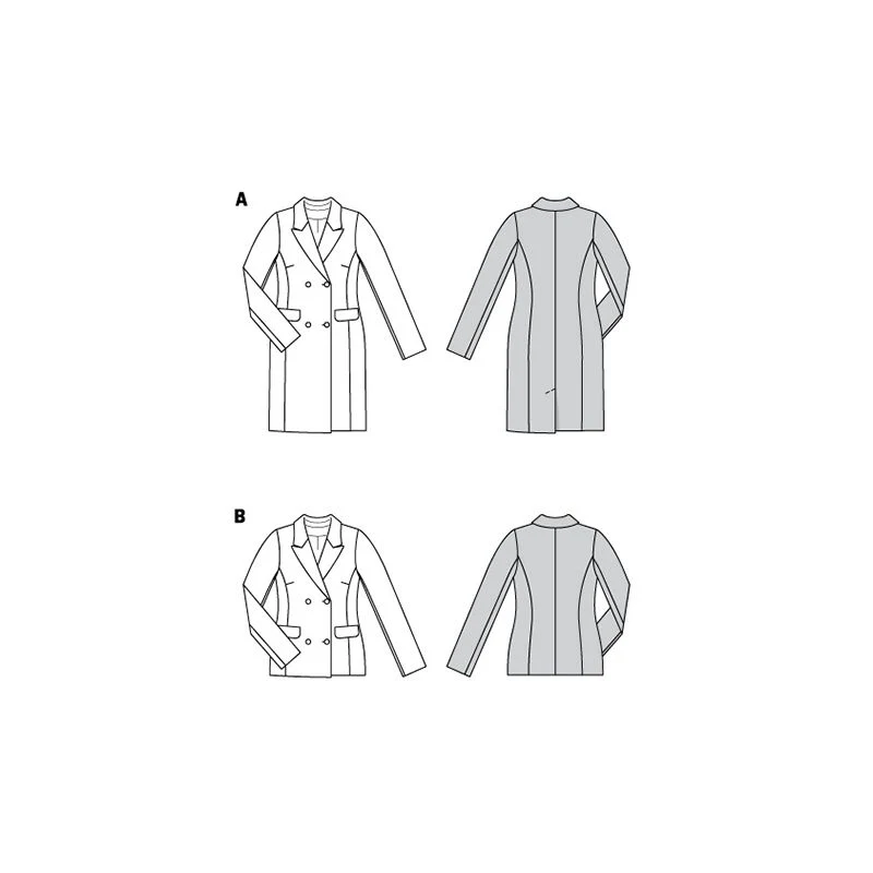 Patron Burda n°6078: Robe & Veste - Image 9