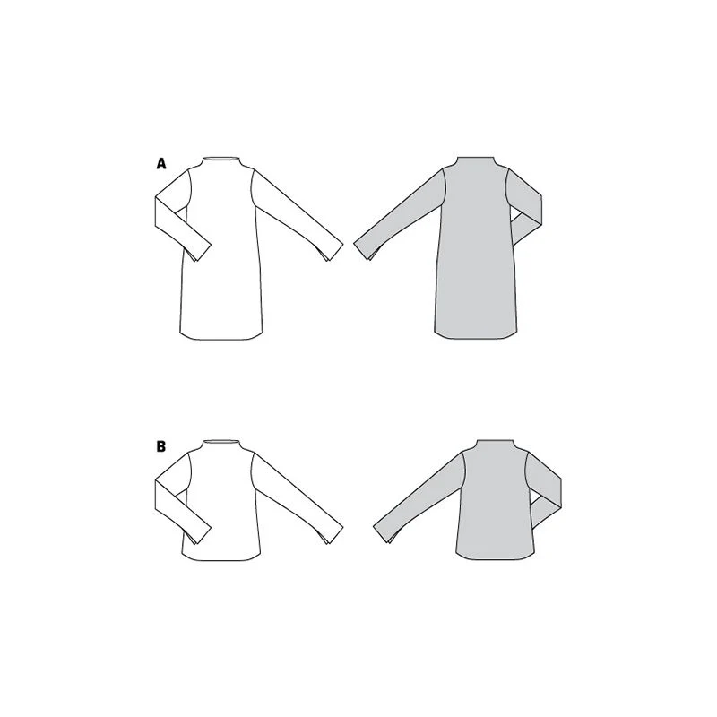 Patron Burda n°6080 : Robe et T-shirt - Image 10