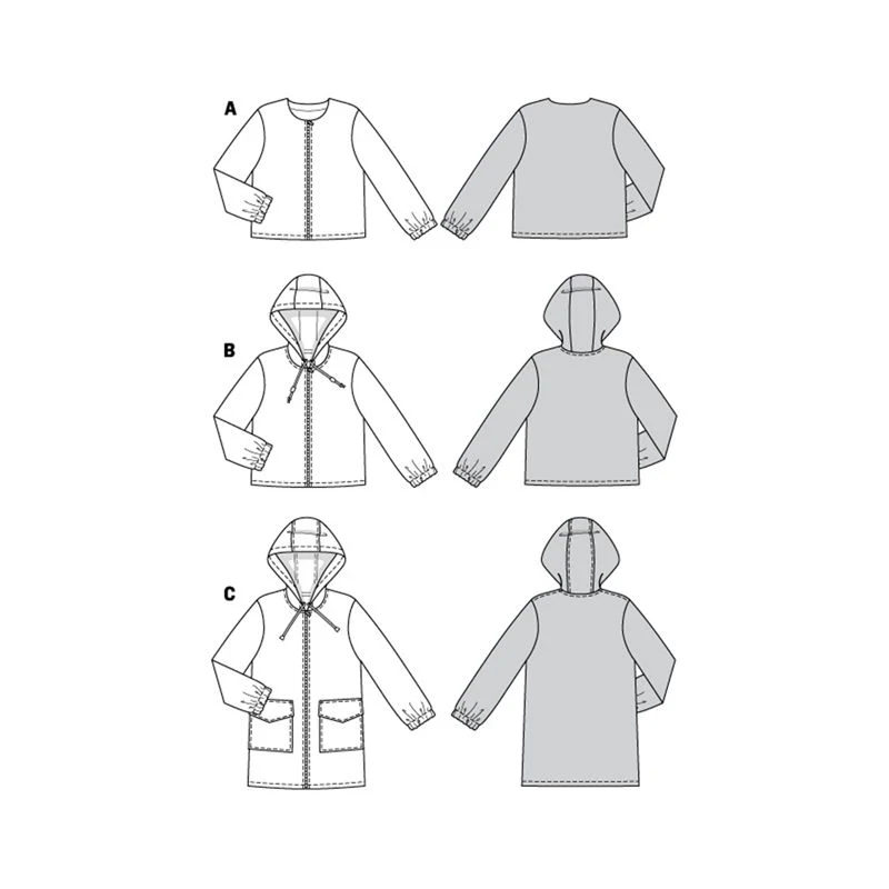 Patron Burda n°6088: Veste et manteau - Image 5
