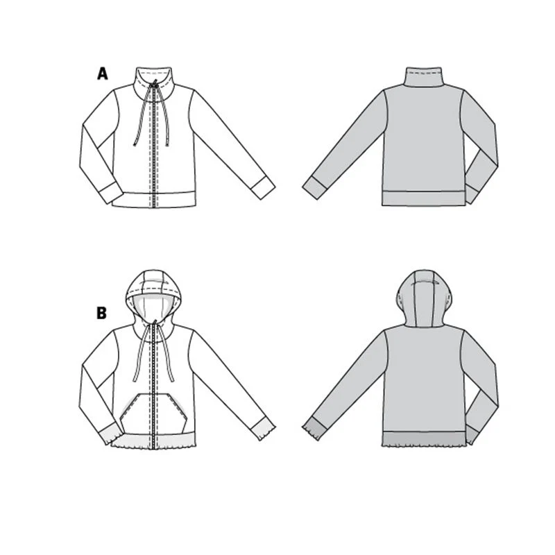 Patron Burda n°6090: Veste - Image 10