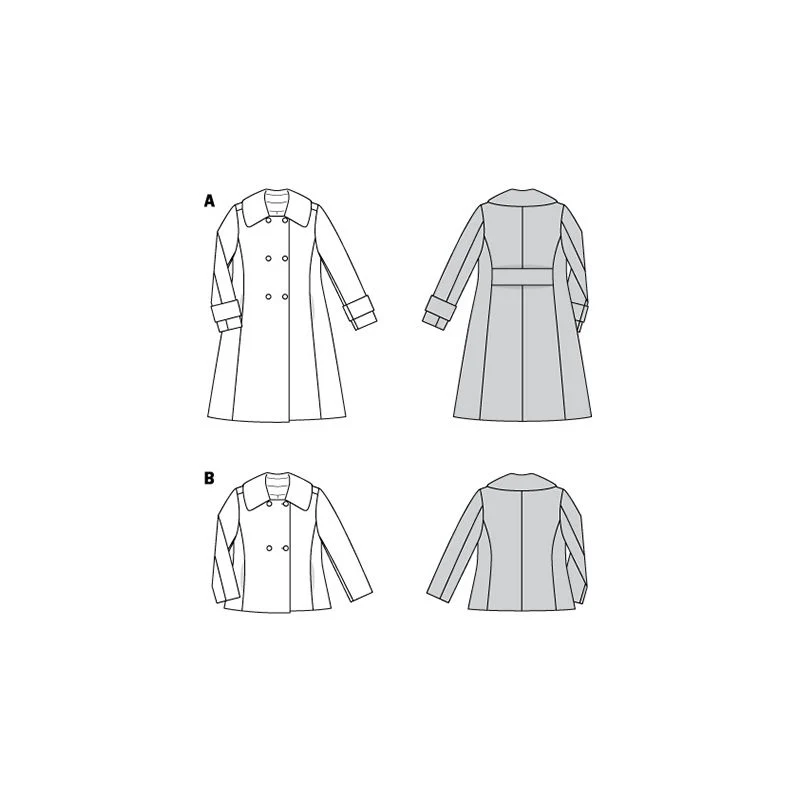 Patron Burda n°6092: Veste & manteau - Image 11