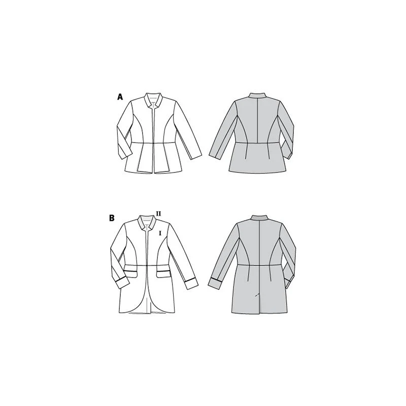 Patron Burda n°6096: Veste - Image 7