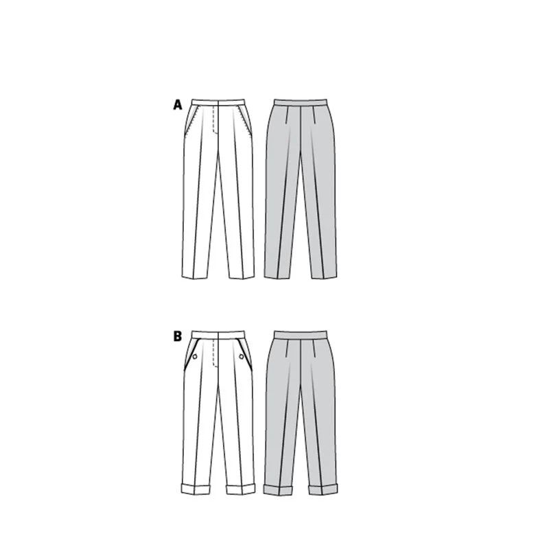 Patron Burda n°6101: Pantalon - Image 7