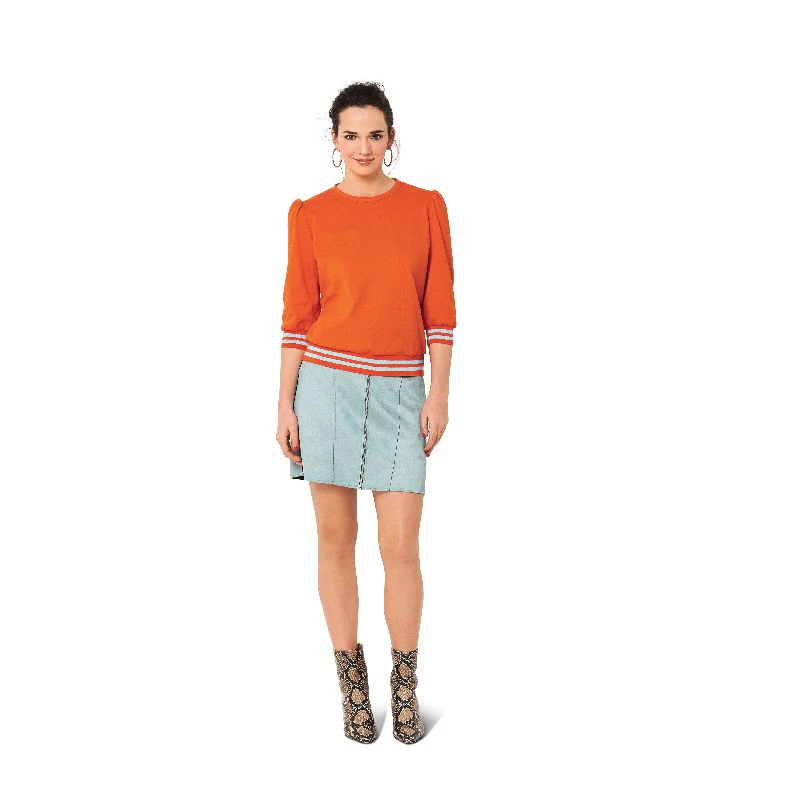 Patron Burda n°6109: T-shirt et Robe - Image 4