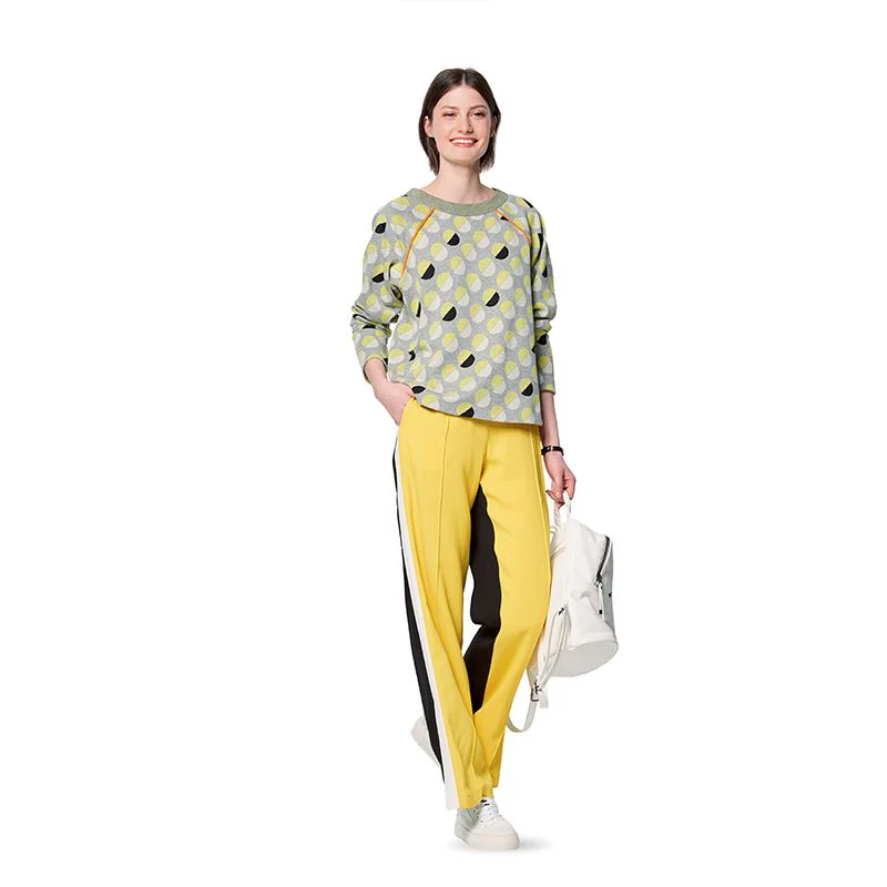 Patron Burda n°6151: Pull emmanchure raglan femme - Image 4
