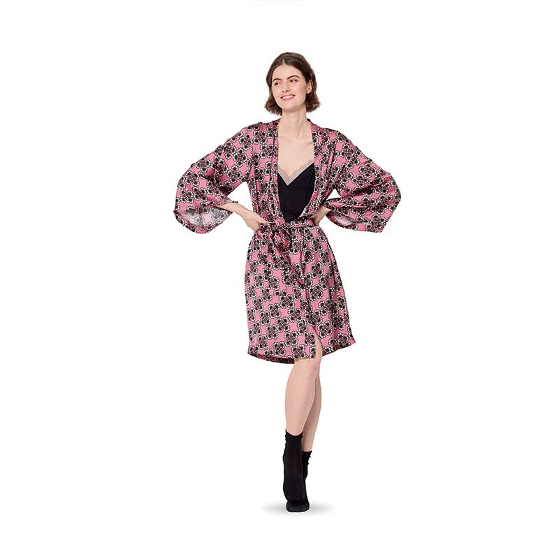 Patron Burda n°6161: Kimono ceinturé femme - Image 5