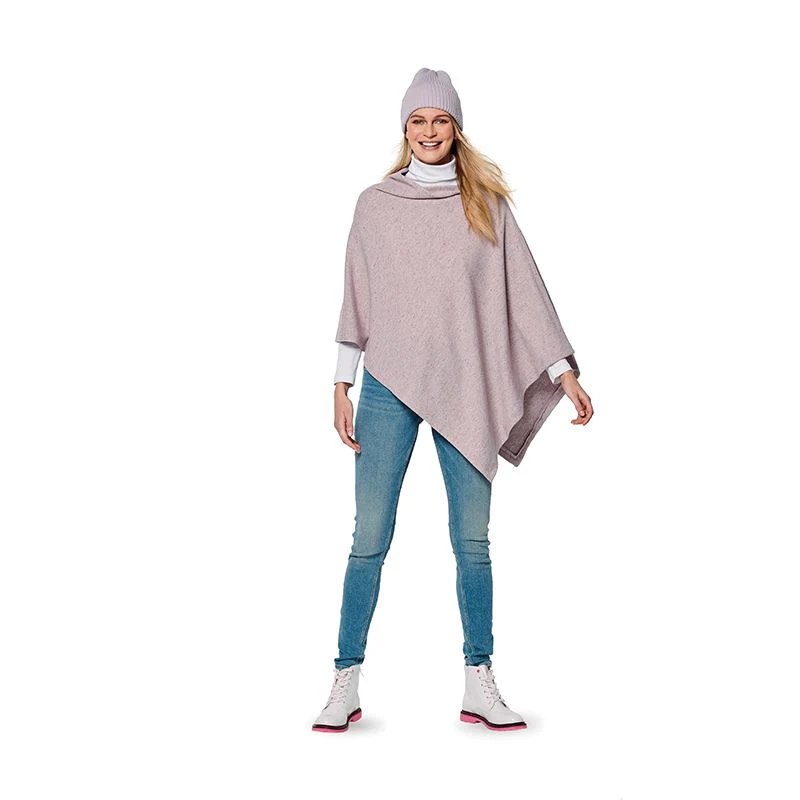Patron Burda n°6175: Cape en maille femme - Image 5