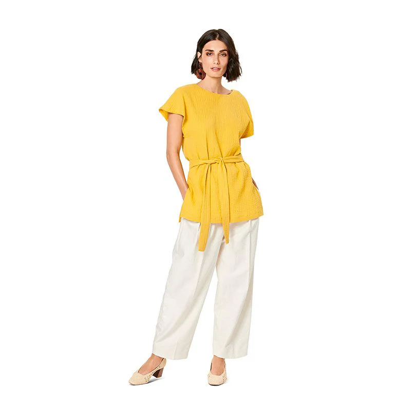 Patron Burda n°6204 : T-shirt façon blouse - Image 3