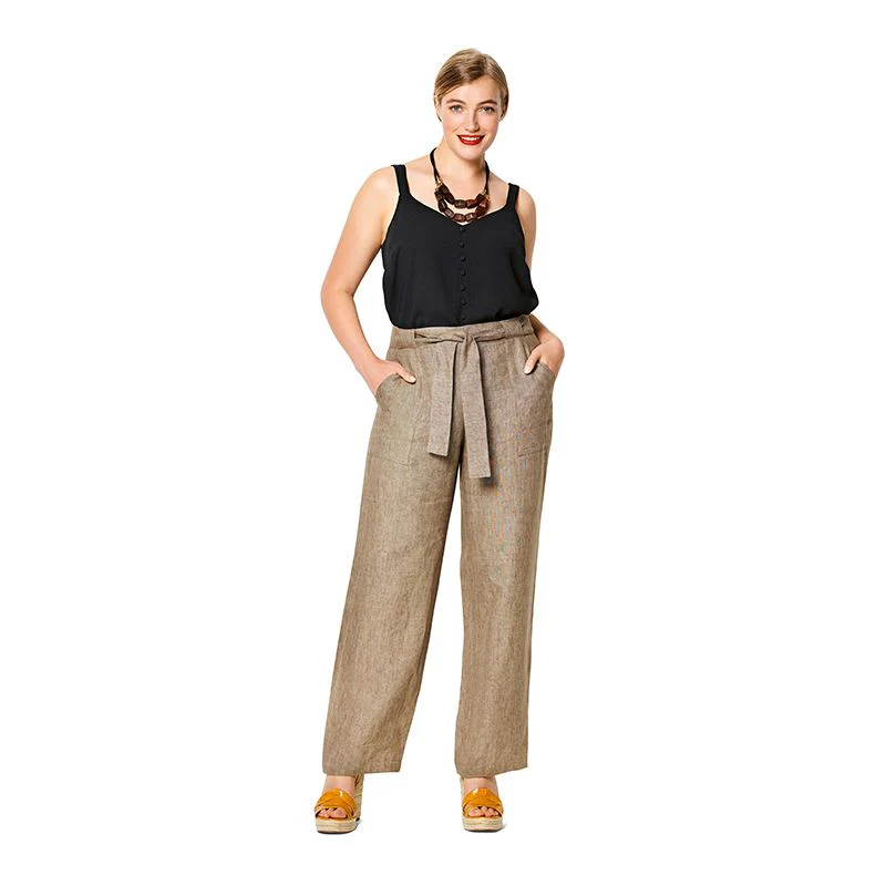 Patron Burda n°6218 : Pantalon  forme droite   poches plaquées - Image 9