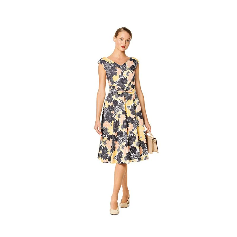 Patron Burda n°6236: Robe à effet croisé - Image 5