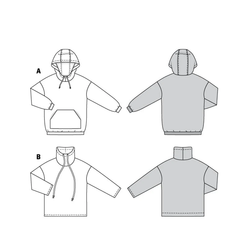 Patron Burda n°6253 Sweatshirt - Image 9