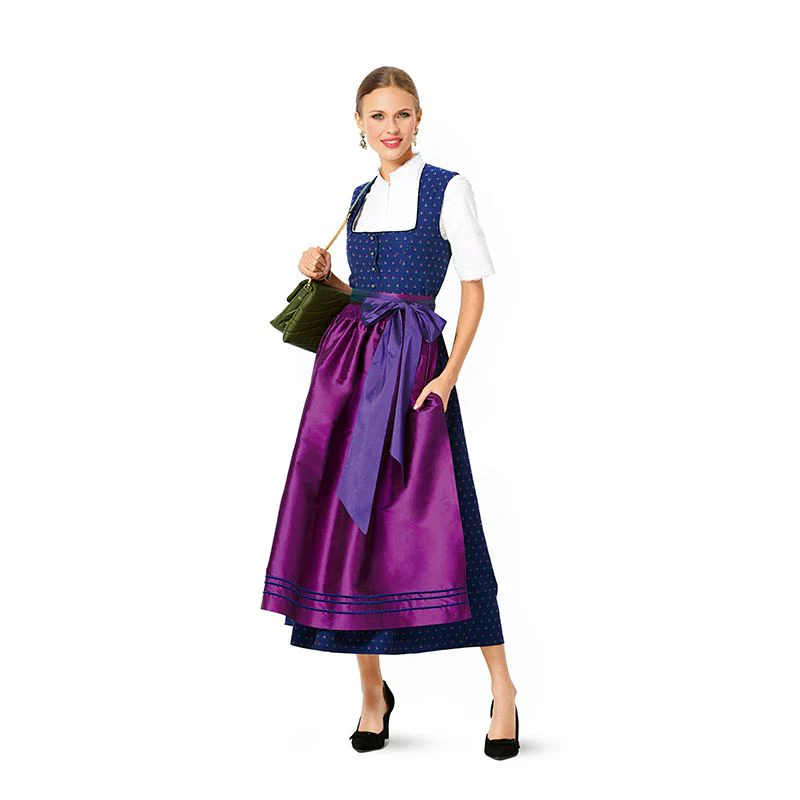 Patron Burda n°6268 Robe folkore - Image 4