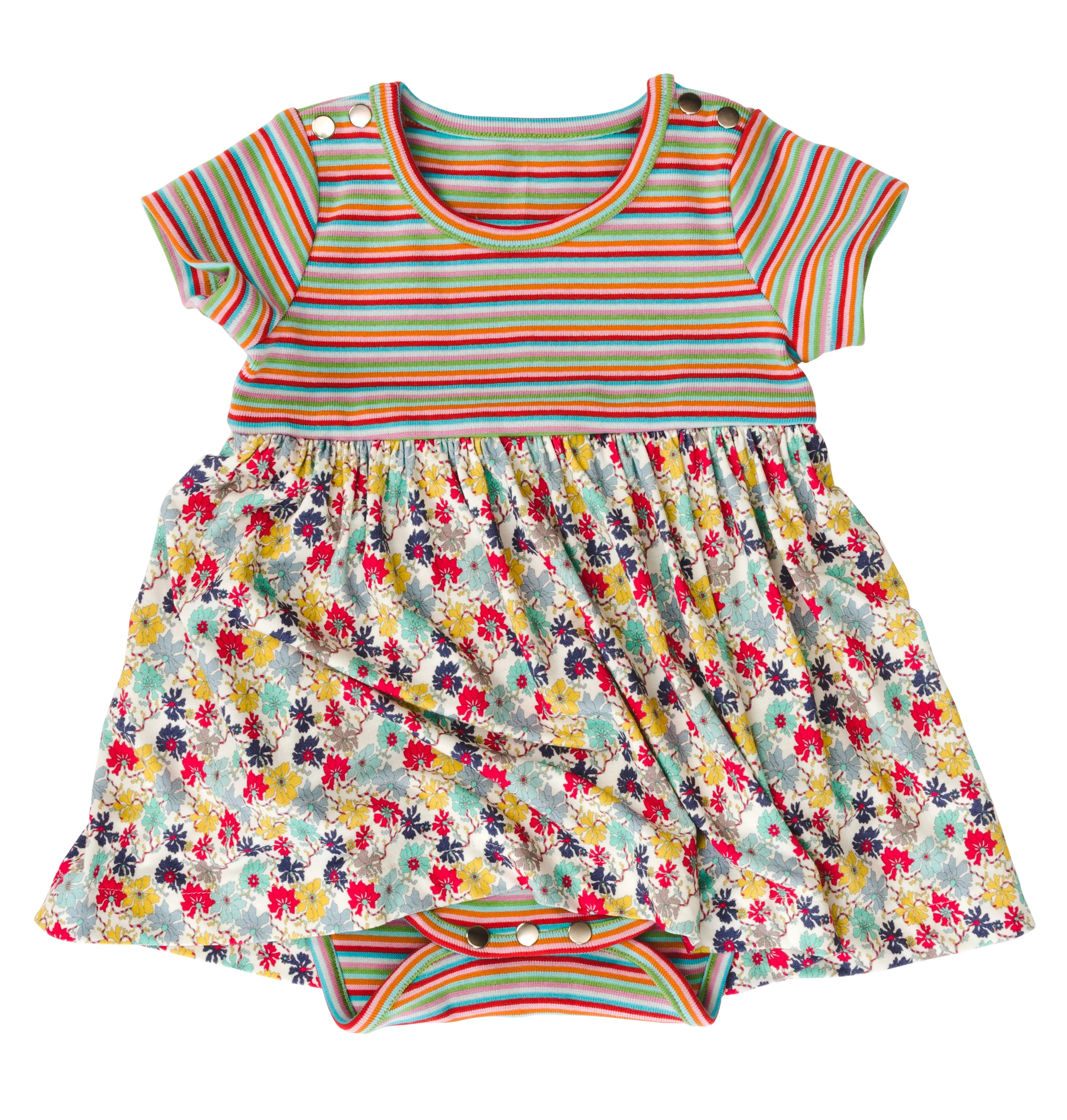 Patron Burda n°9347: Robe avec body bébé - Image 7