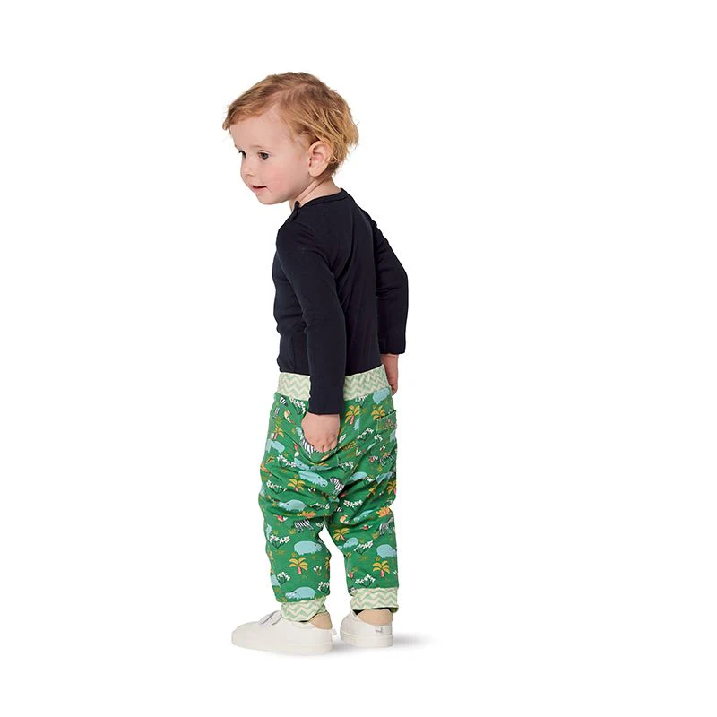 Patron Burda n°9293: Top col rond et pantalon coordonné enfant - Image 3