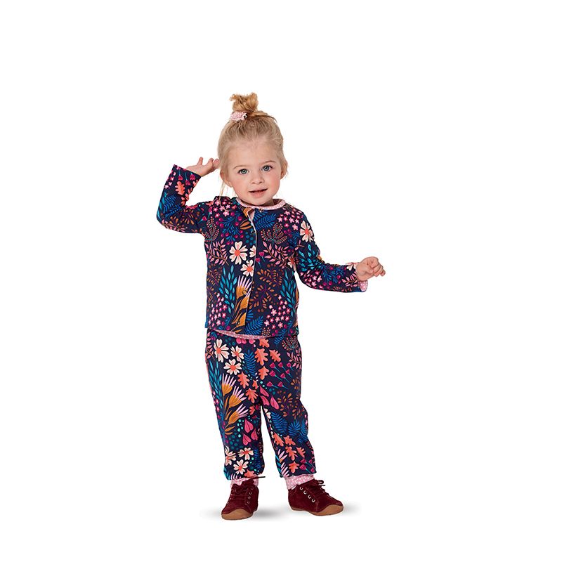 Patron Burda n°9293: Top col rond et pantalon coordonné enfant - Image 7