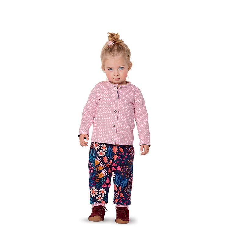Patron Burda n°9293: Top col rond et pantalon coordonné enfant - Image 8