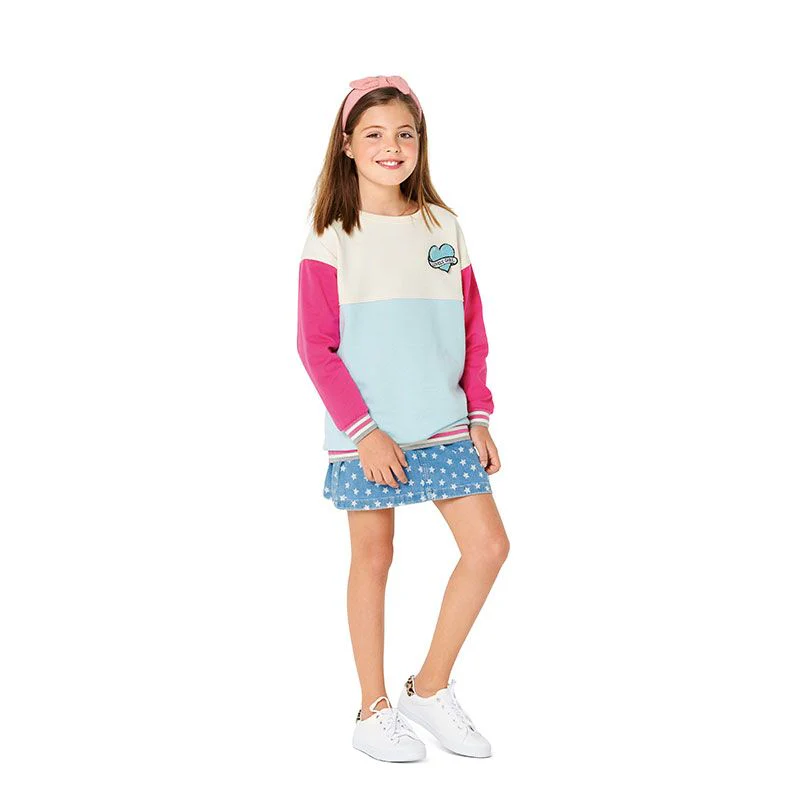 Patron Burda n°9301: Sweat-shirt Enfant - Image 4