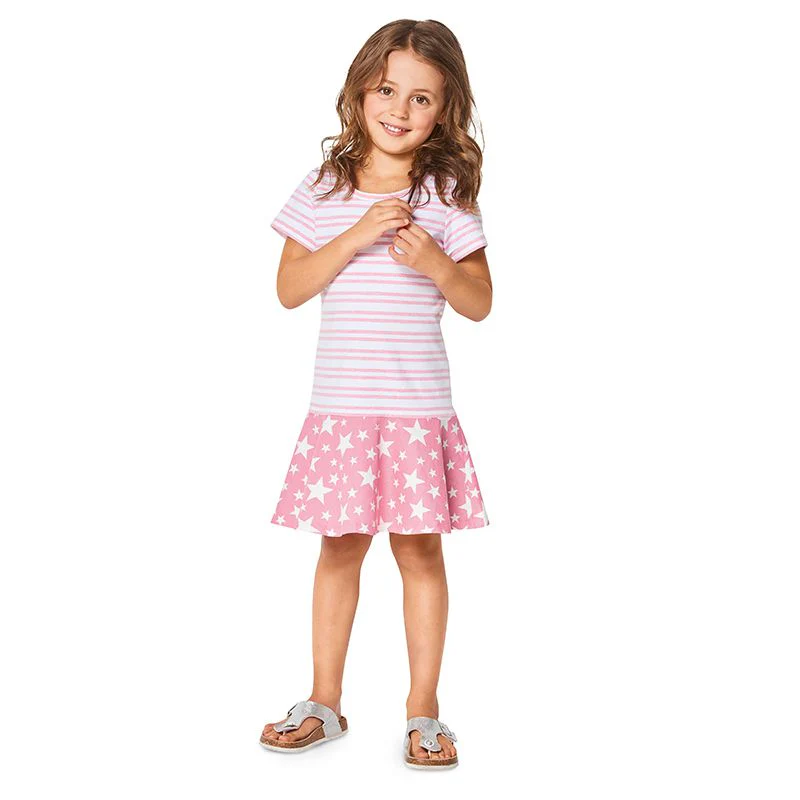 Patron Burda n°9341: Robe Tee-shirt enfant - Image 2