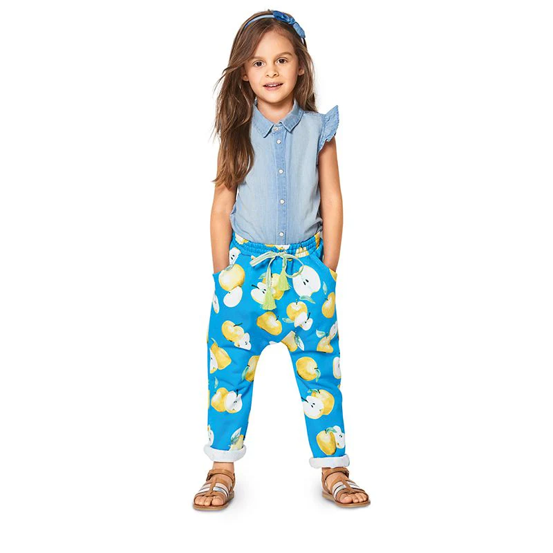 Patron Burda n°9342: Pantalon à coulisse enfant - Image 3
