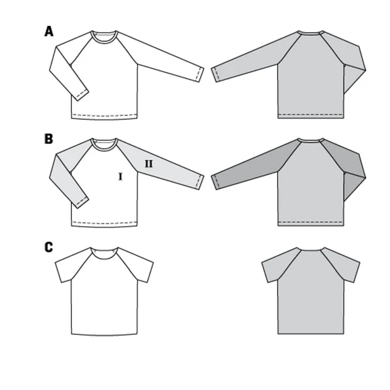 Patron Burda n°9346: Tee-shirt enfant simple - Image 5