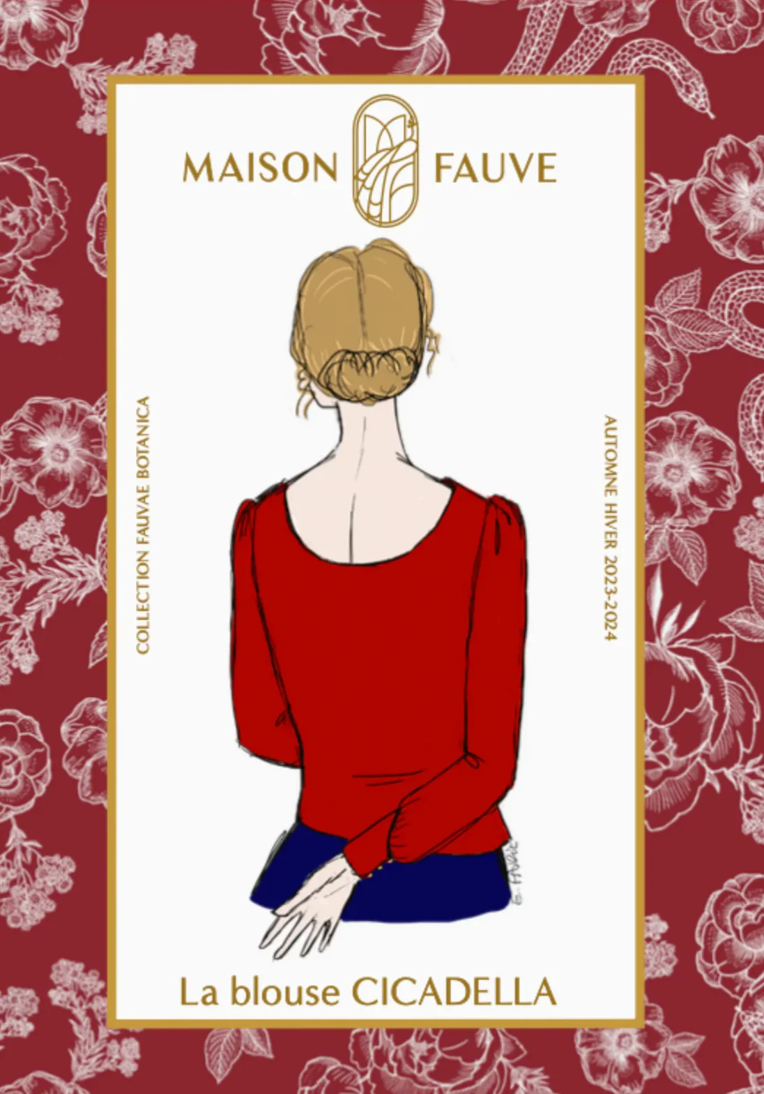 Patron de couture blouse CICADELLA