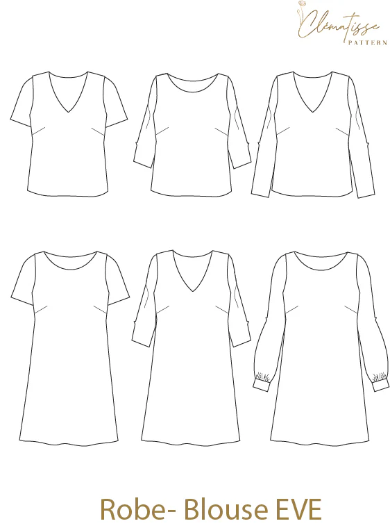 Patron de couture Blouse-Robe EVE - Image 3