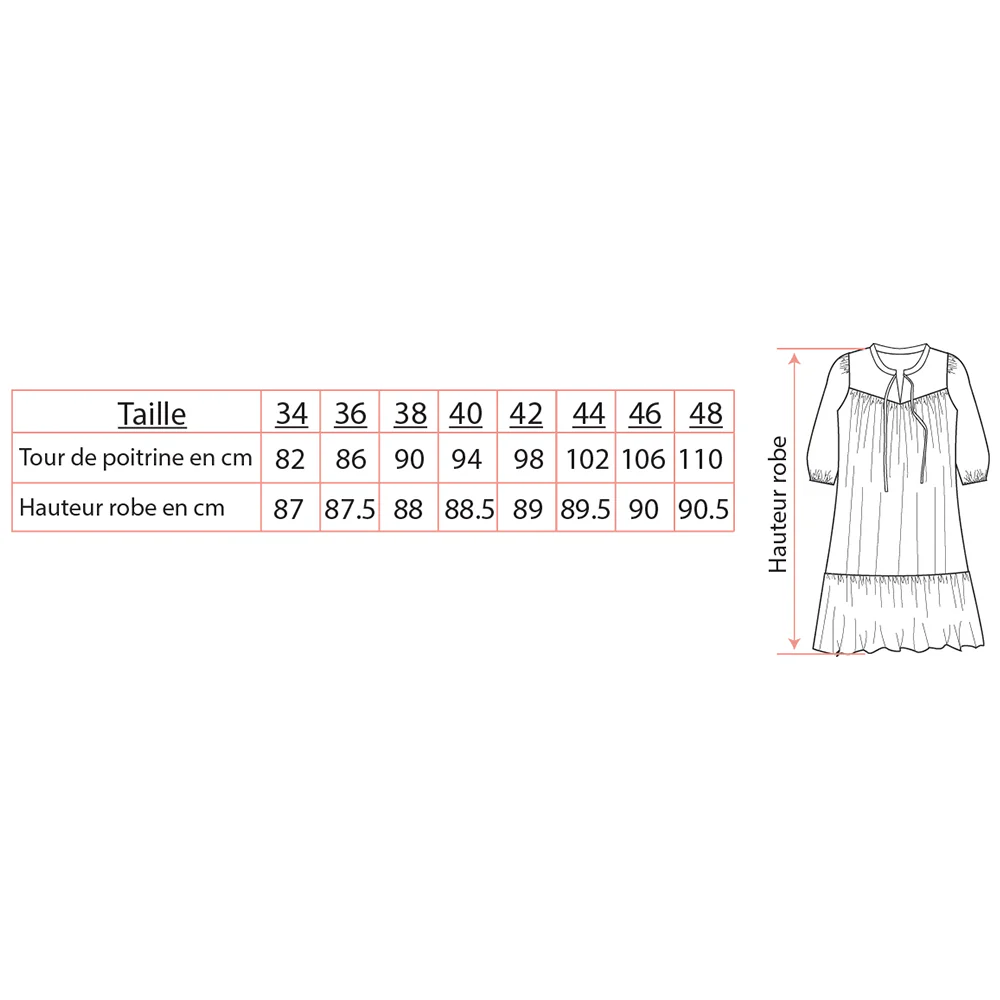 Patron de couture Blouse-Robe ZELIE - Image 10