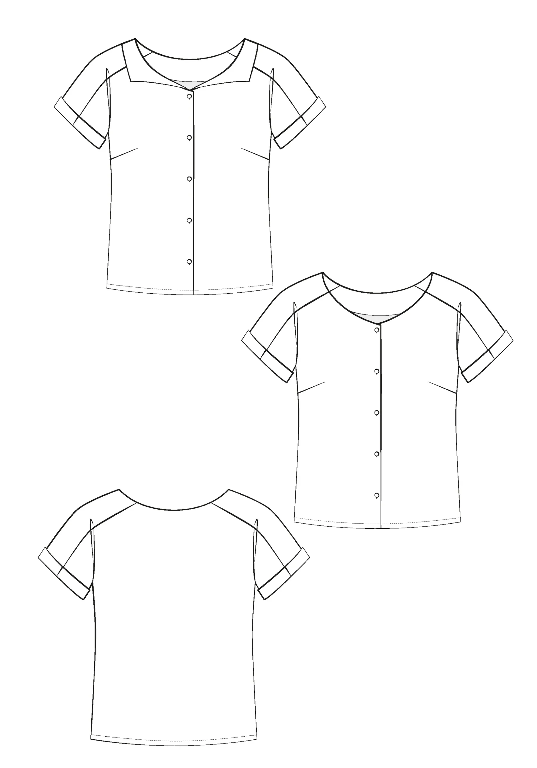 Patron de couture chemise ALMOST - Image 2