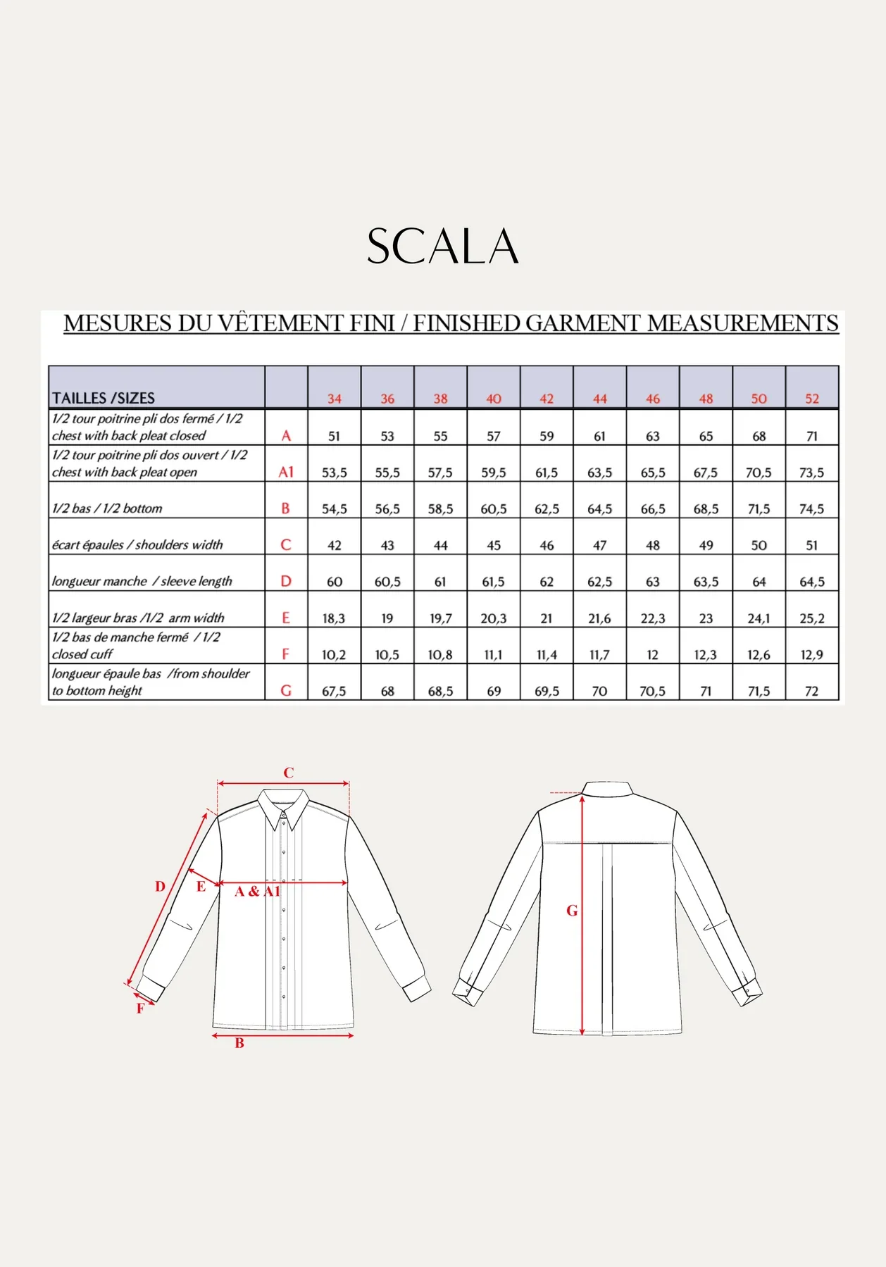 Patron de couture chemisier SCALA - Image 37