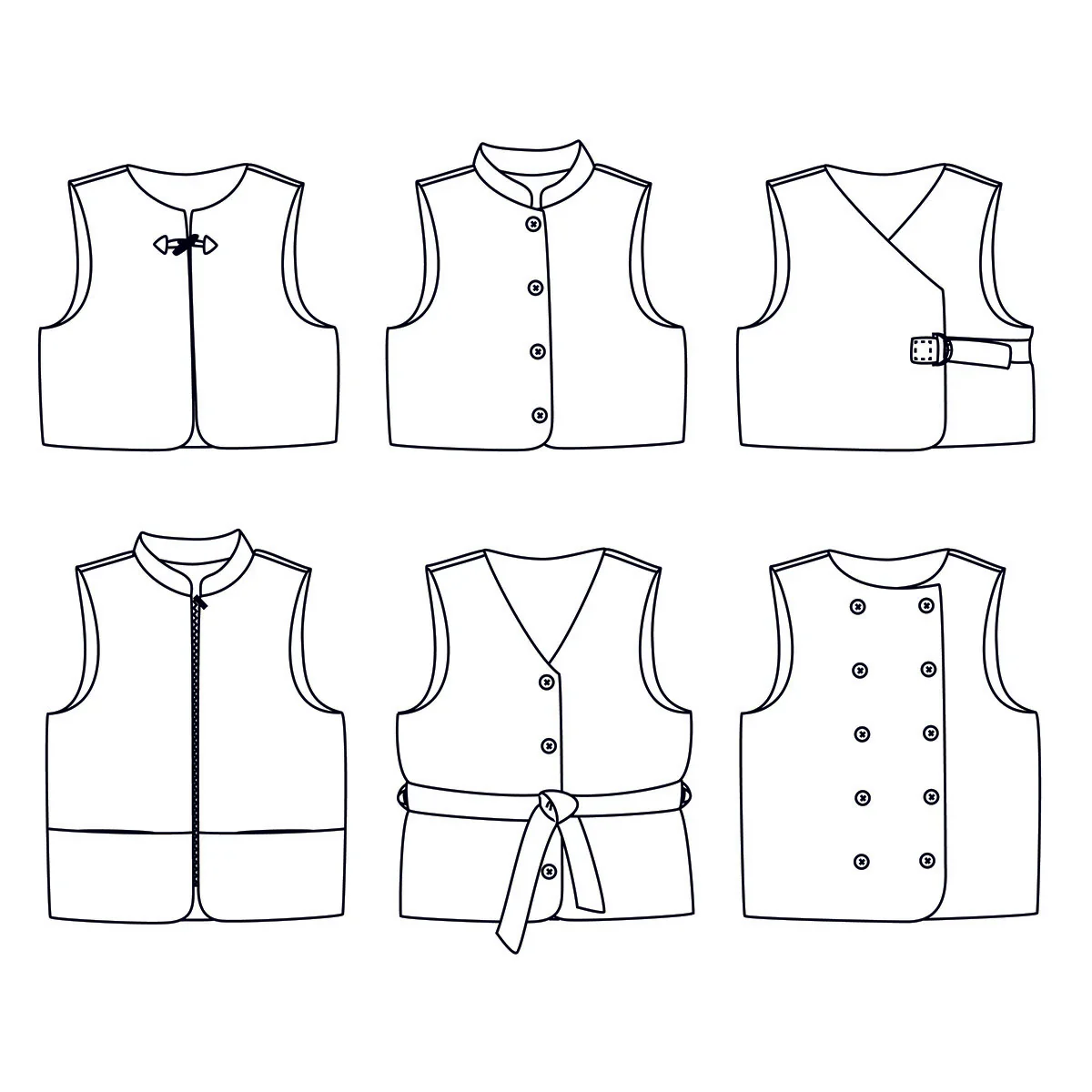 Patron de Couture gilet sans manche femme RABAT - Image 2