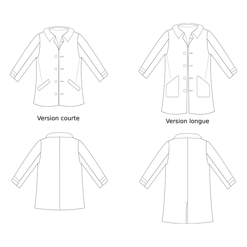 Patron de couture Homme : Manteau Le Gentleman - Image 5