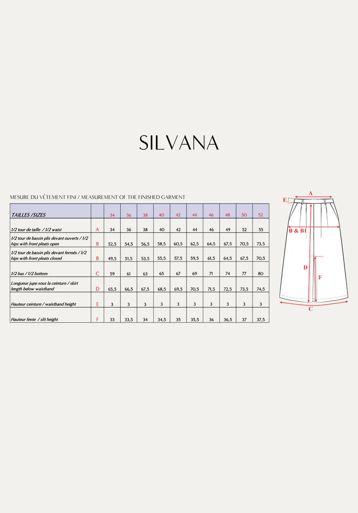 Patron de couture jupe SILVANA - Image 20