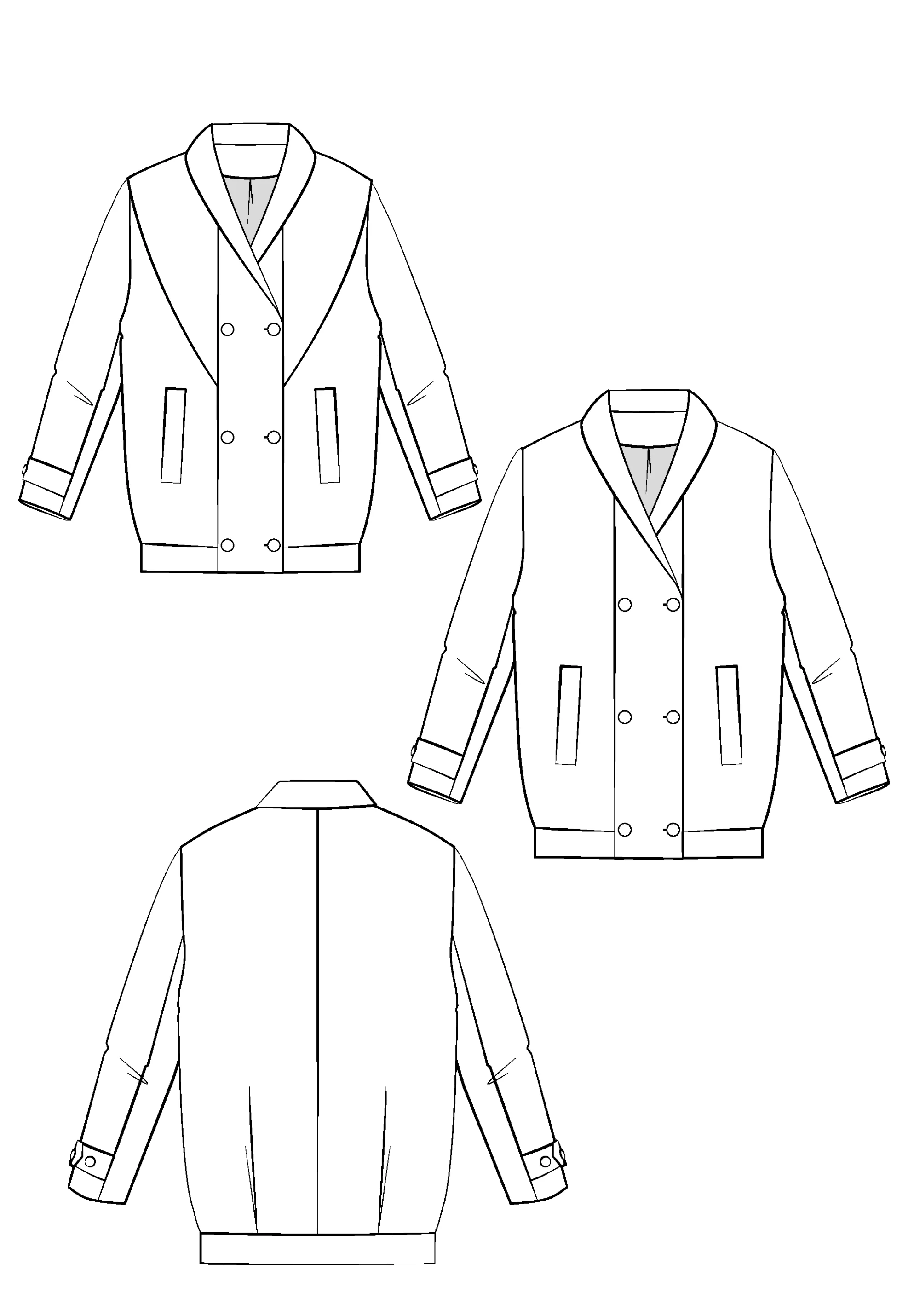 Patron de couture manteau CLIFF - Image 2