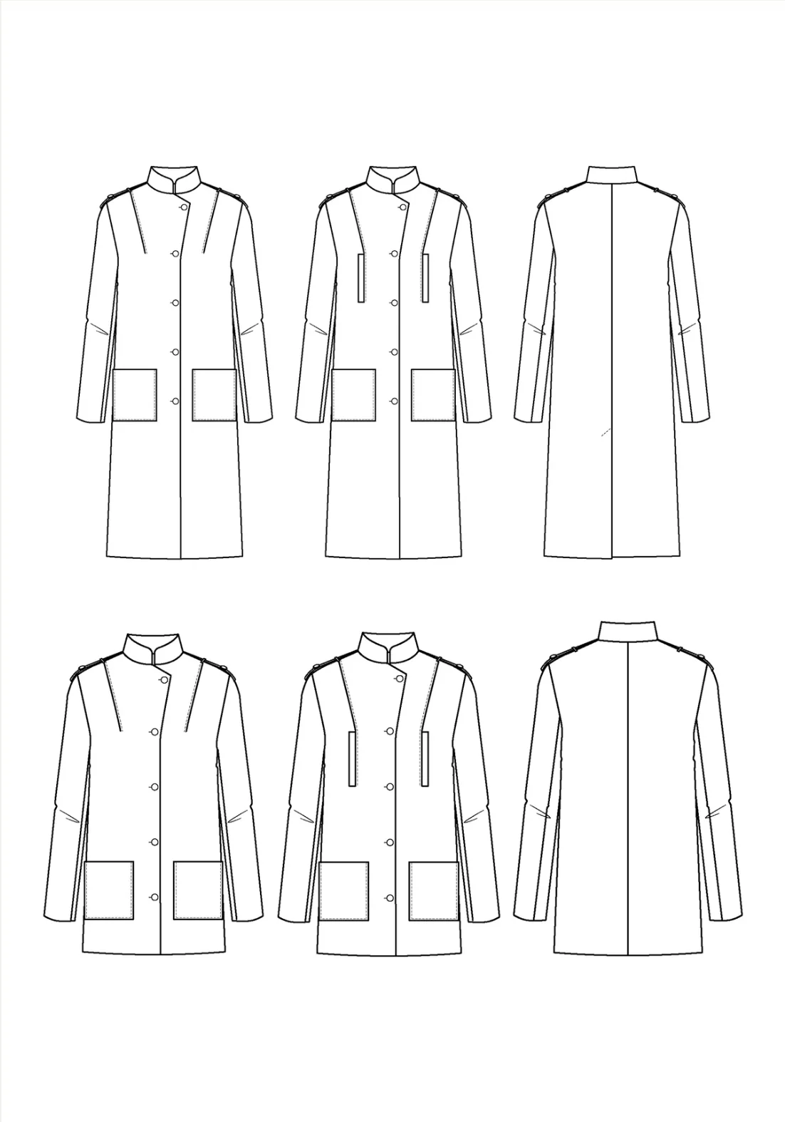 Patron de couture manteau TIGRIS - Image 2