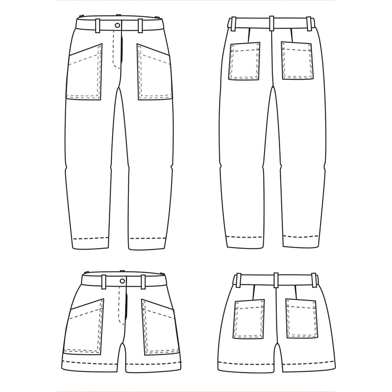 Patron de Couture pantalon et short femme BERLIN - Image 2