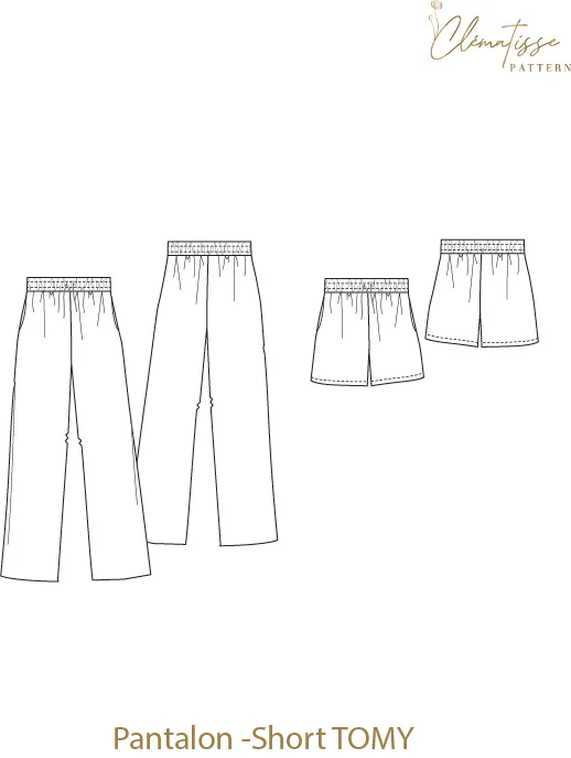 Patron de couture Pantalon/Short TOMY - Image 5