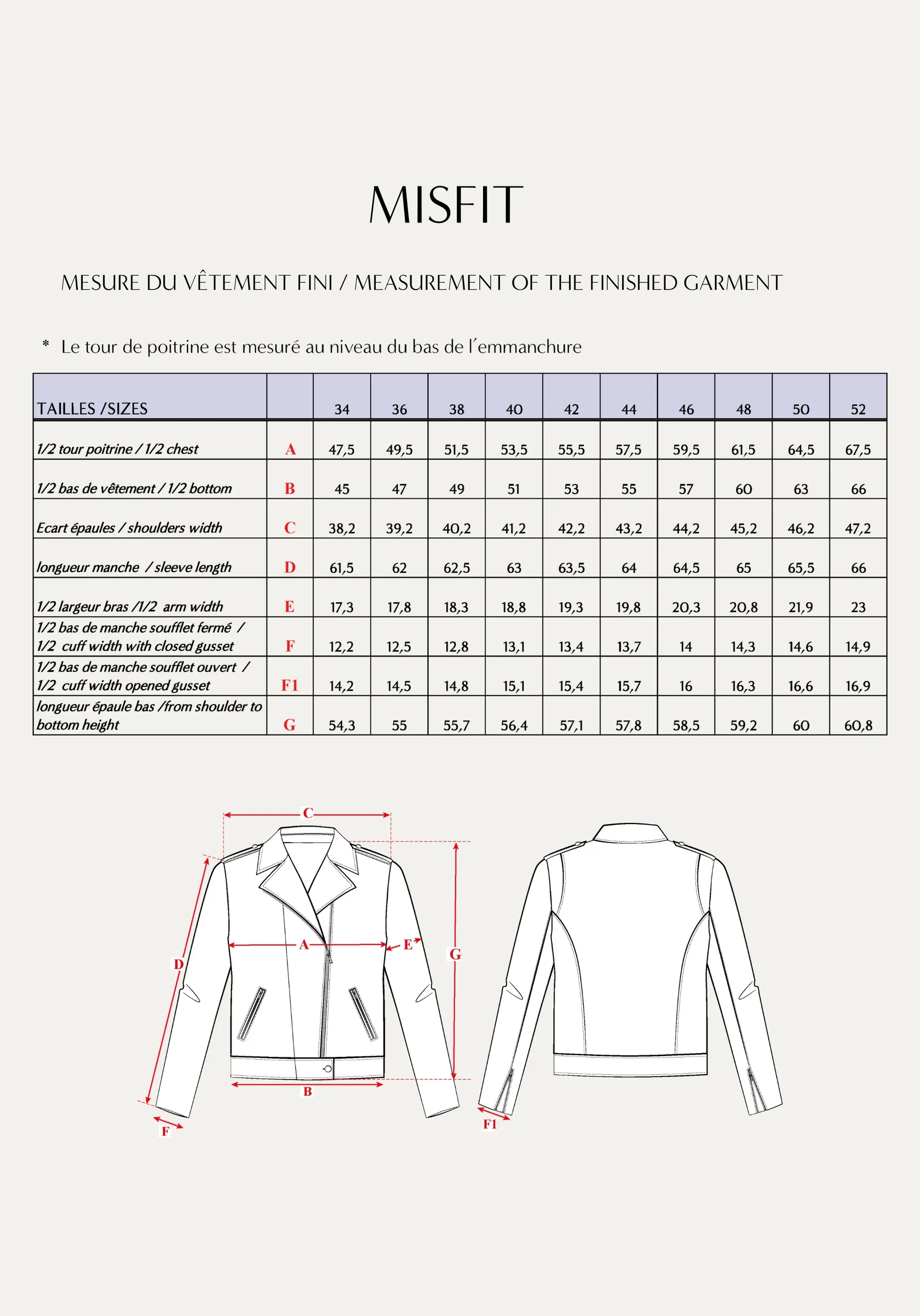 Patron de couture perfecto MISFIT - Image 25