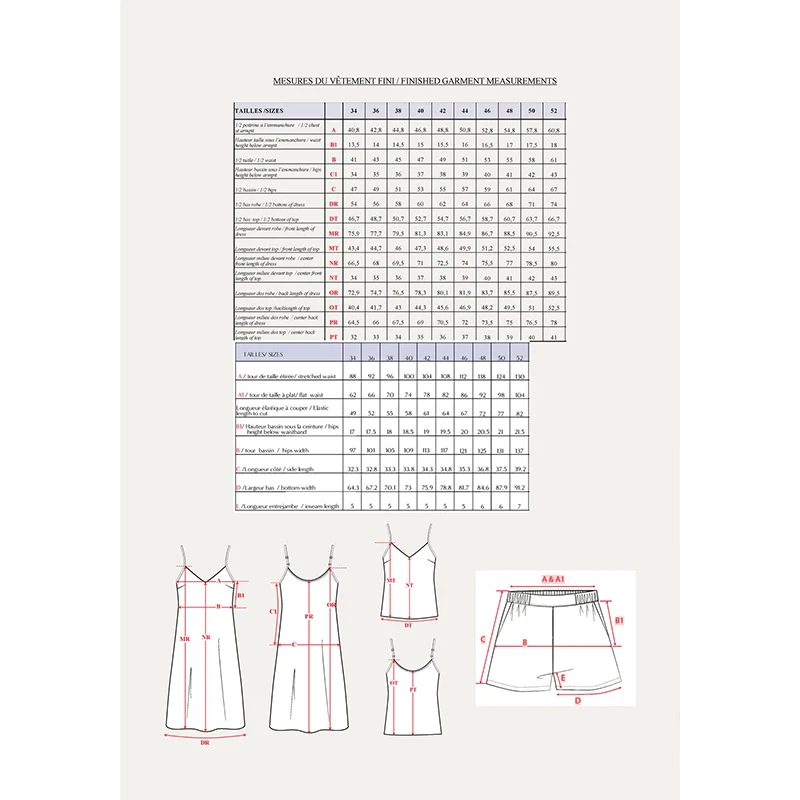 Patron de couture pyjama BLUSH SONGE - Image 15