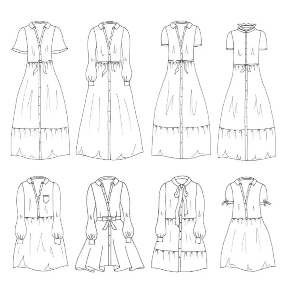 Patron de couture Robe-chemise NAÏS - Image 2