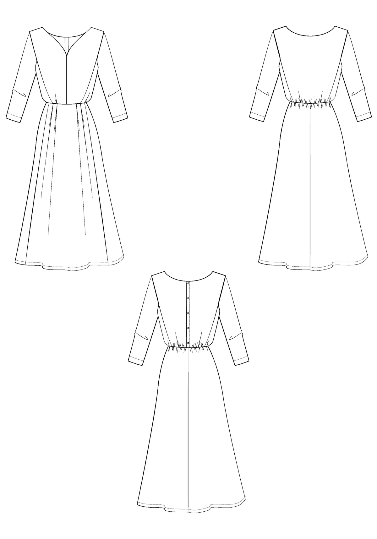 Patron de couture robe NOTTE - Image 2