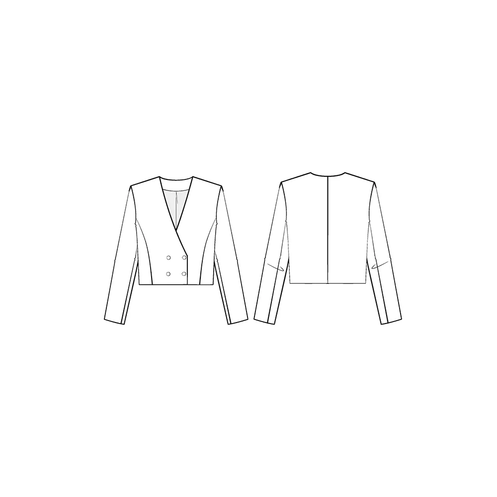 Patron de couture spencer DAMAS - Image 2