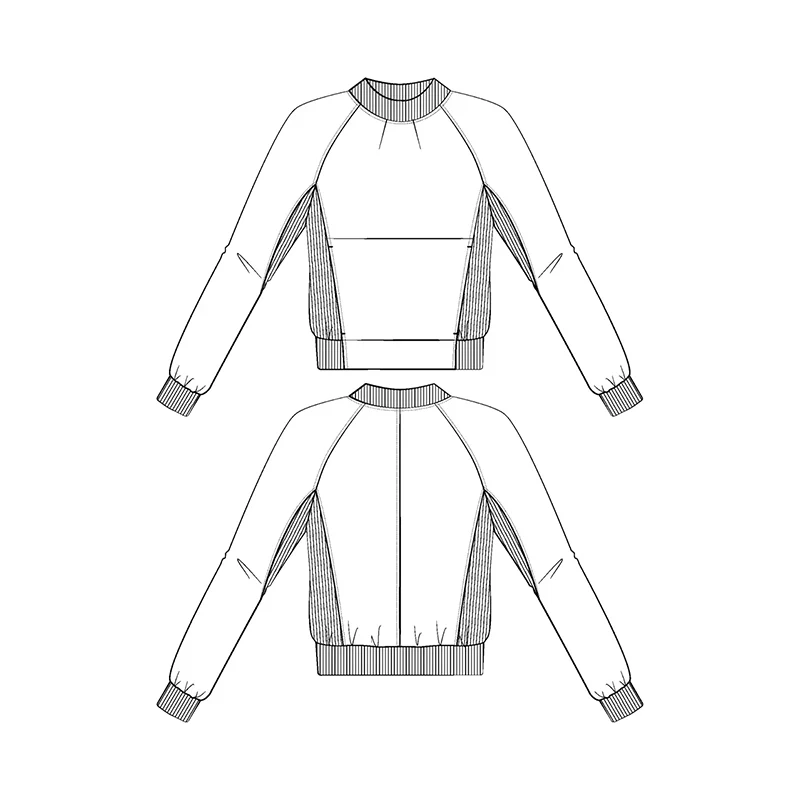 Patron de couture sweat RESSAC - Image 2