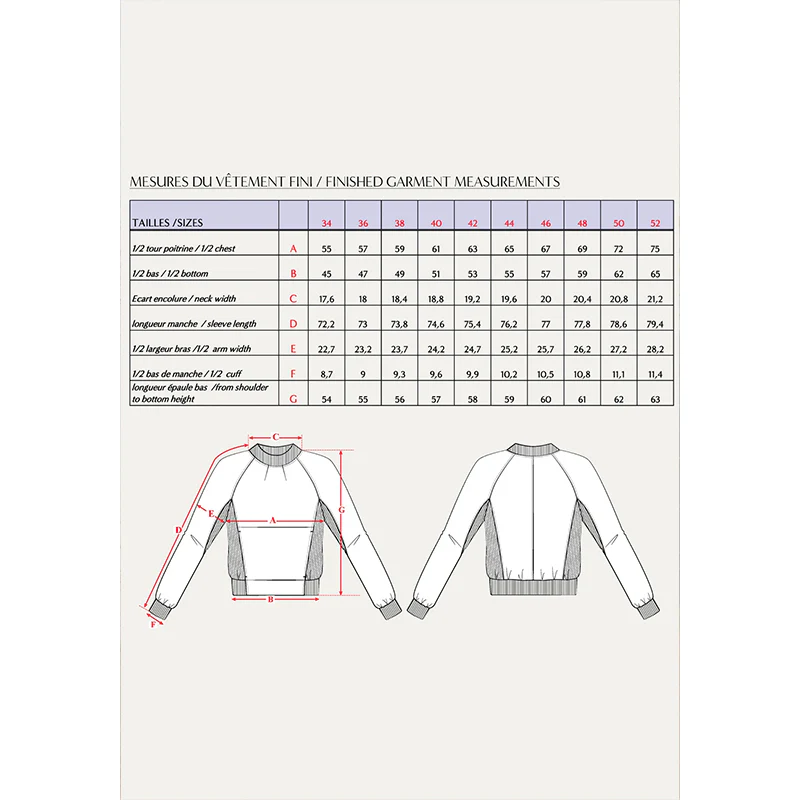 Patron de couture sweat RESSAC - Image 6