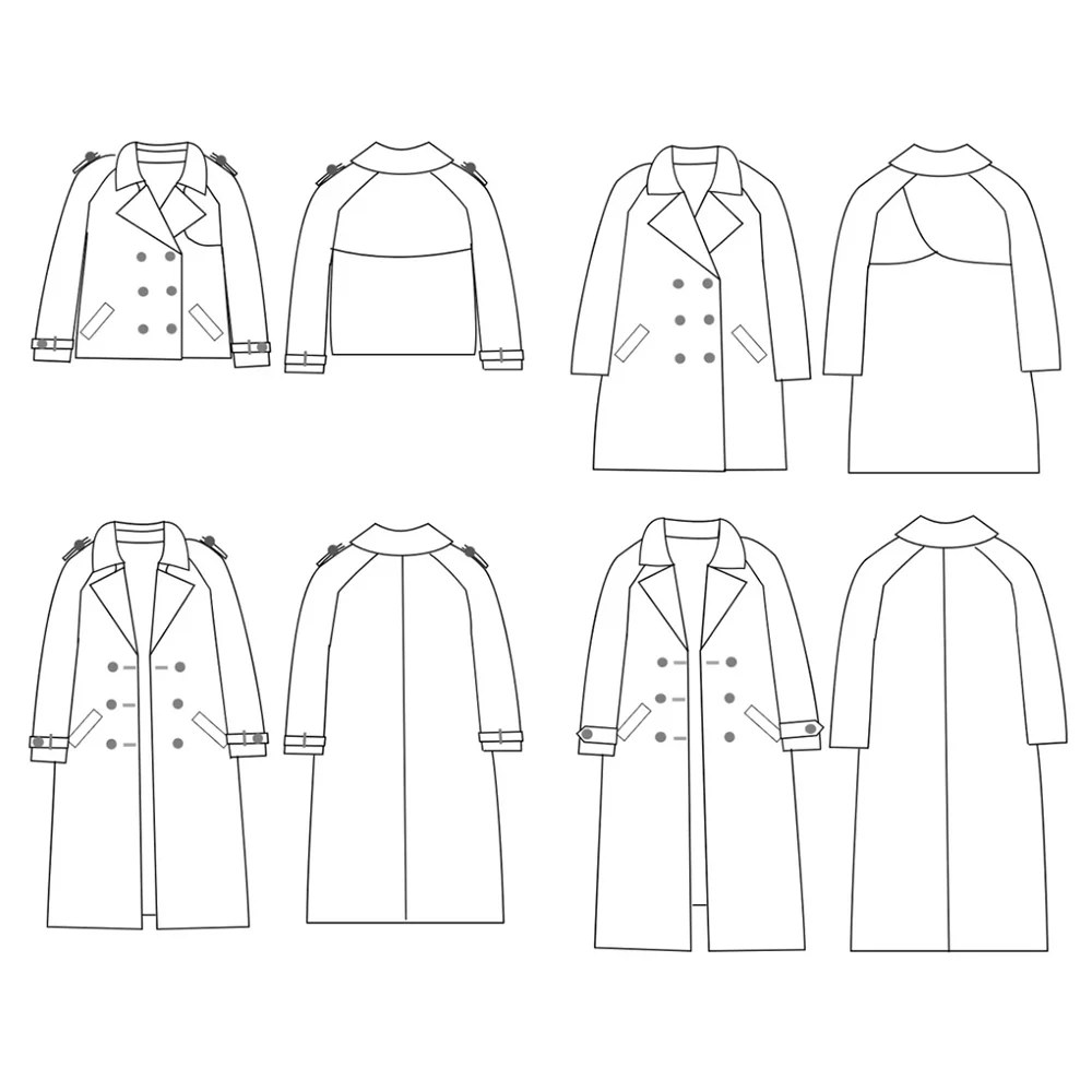 Patron de couture Trench et manteau JOSEPH - Image 2