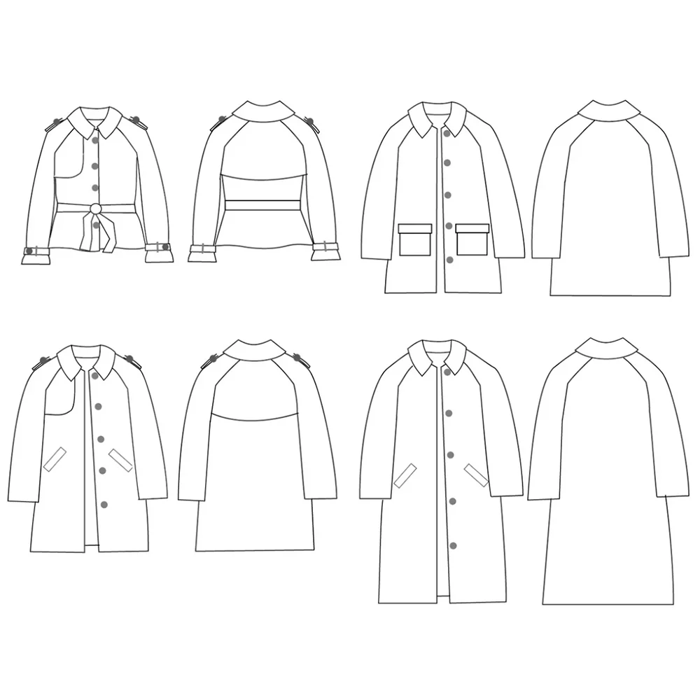 Patron de couture Trench et manteau JULES - Image 2