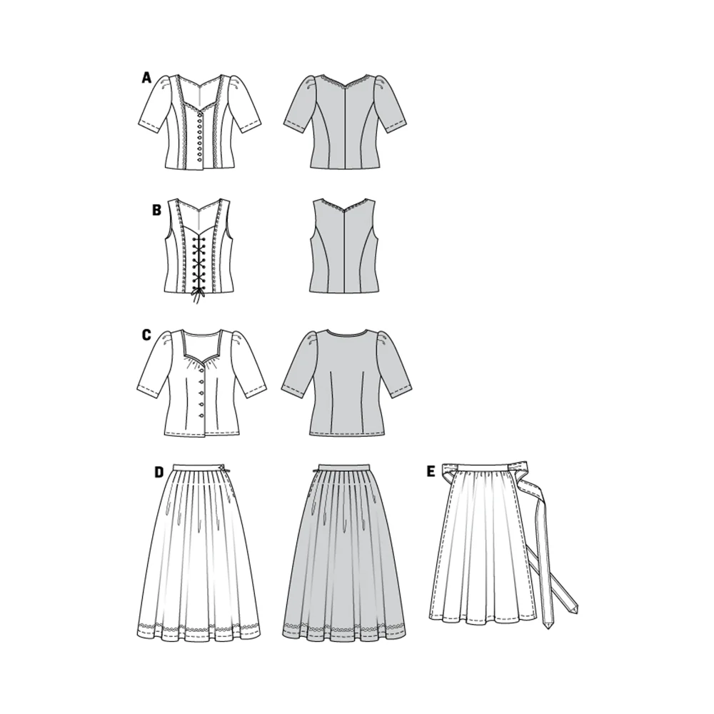 Patron n°7870 : Dirndl - Image 2