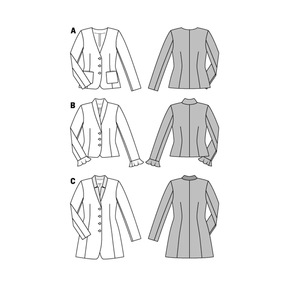 Patron N°6569 Burda : Veste boho-chic - Image 2