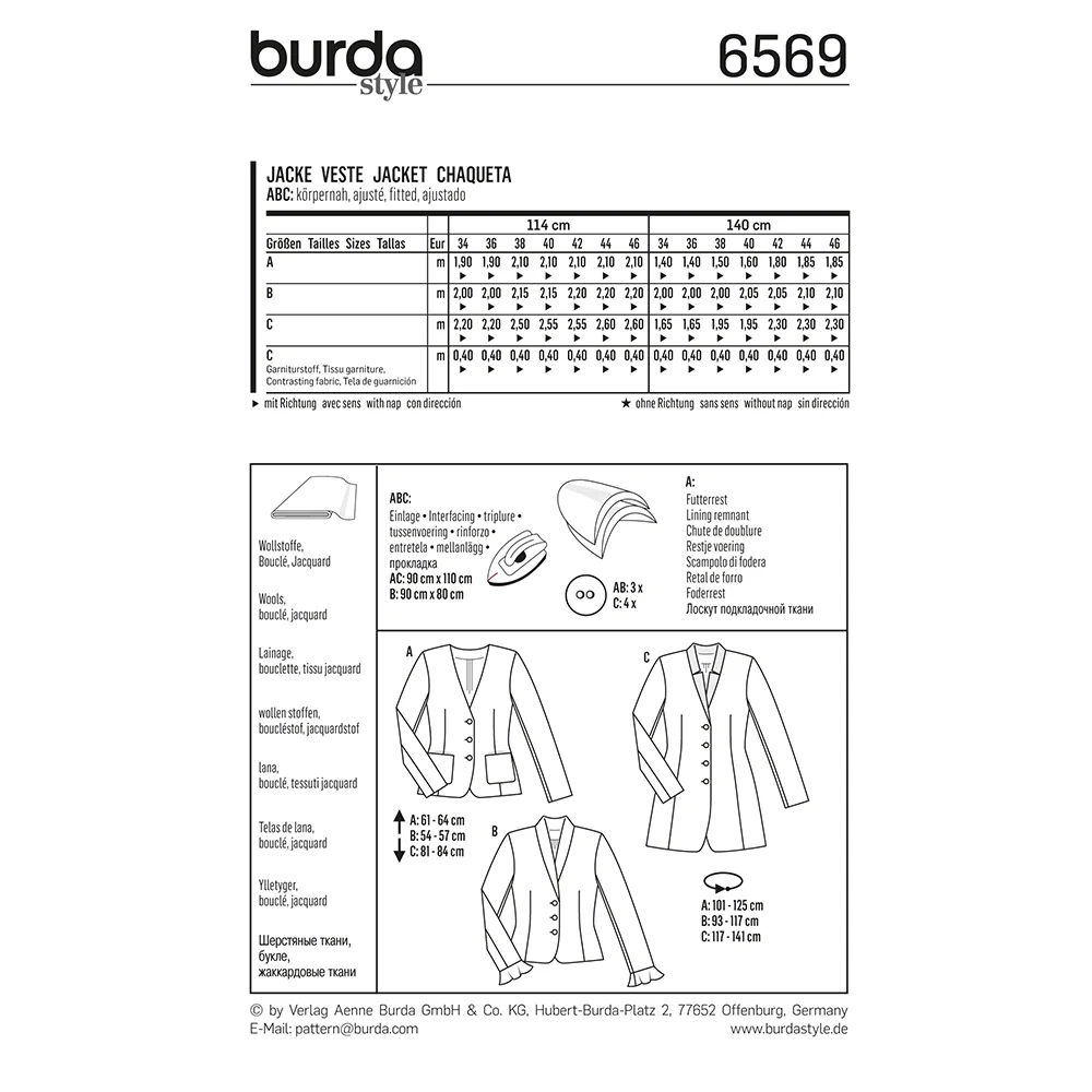 Patron N°6569 Burda : Veste boho-chic - Image 7