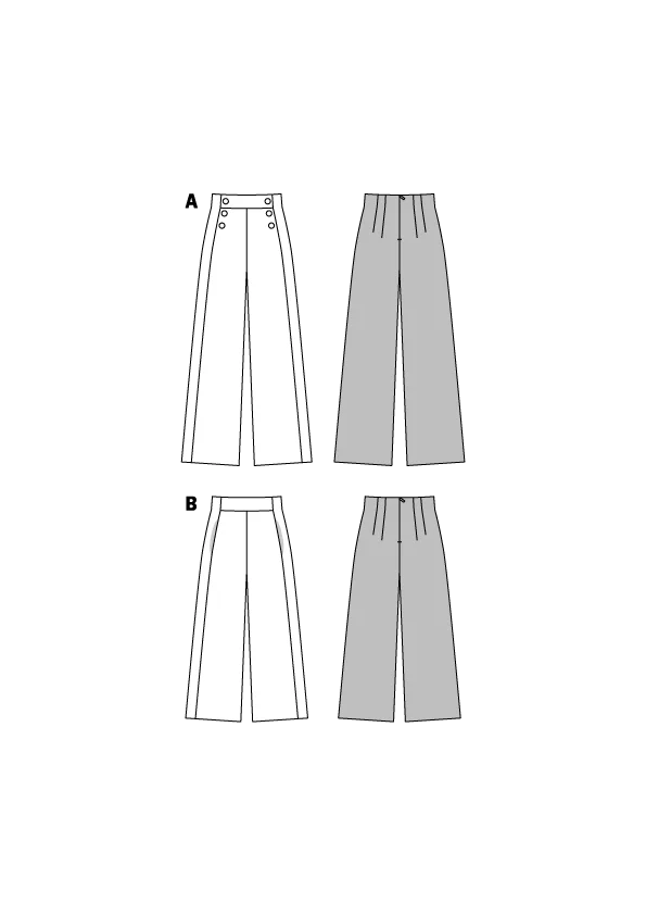 Patron N°6573 Burda : Pantalon - Image 2